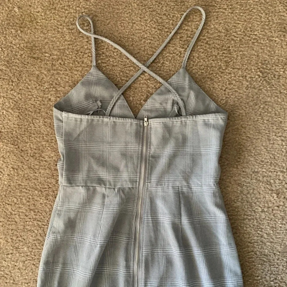 By the Way Kimmie Zipper Back Plaid Dress in Plaid Size Small - Picture 6 of 9